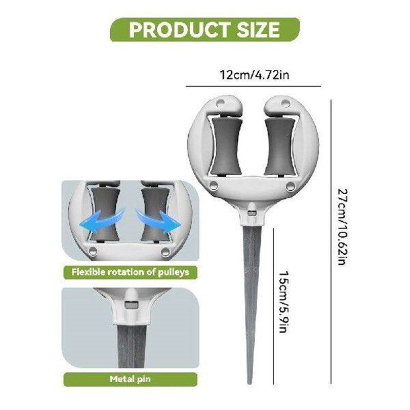Garden Hose Guide Metal Pin Garden Water Pipe Rack Top图片