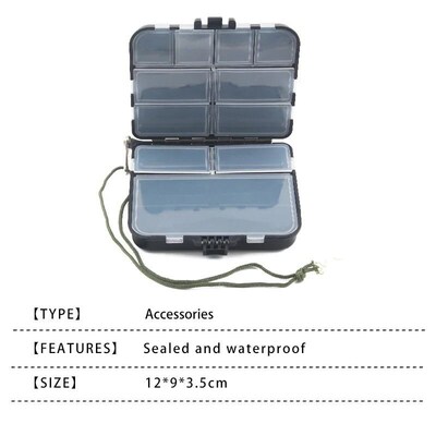 Fishing Tackle Bait Storage Boxes,  Portable Double-Sided Lu