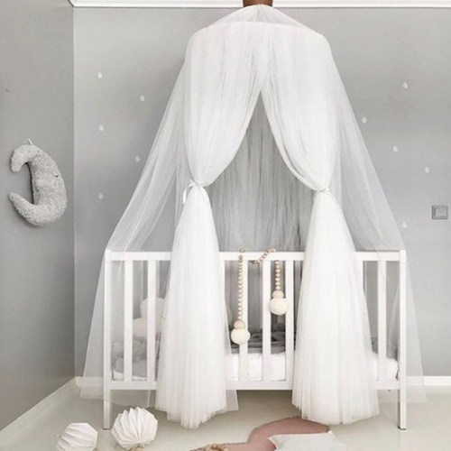 Mosquito Net Hanging Tent Star Decoration Baby Bed Crib Cano
