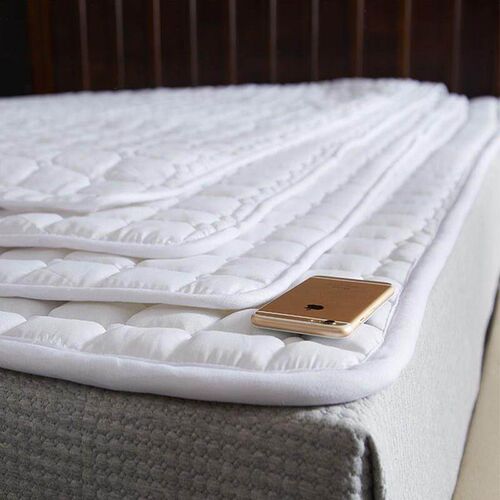 Hotel mattress cover soft thin bed pad fitted sheet white
