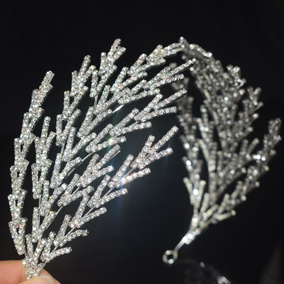 2023 Retro Luxury Bridal Hairband Headband Baroque Crystal H
