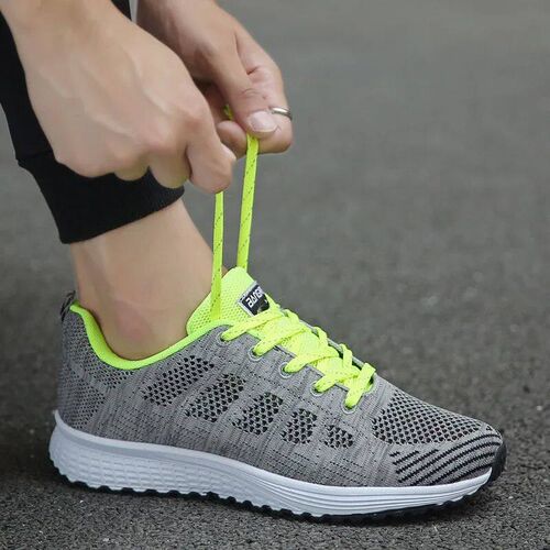 Women Casual Shoes Fashion Breathable Walking Mesh Flat Shoe