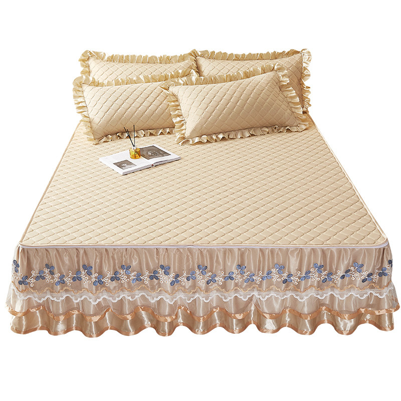 泰国天然乳胶凉席三件可机洗1.5m床罩席子1.8m夏季床裙冰丝席2m,床上用品,乳胶席,淘宝优惠券,粉丝福利购,淘宝优惠卷