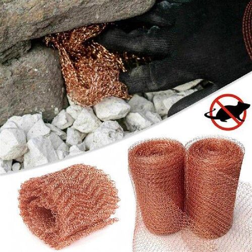 Copper Mesh Slug Repeller Rustproof Copper Wire Mesh Long