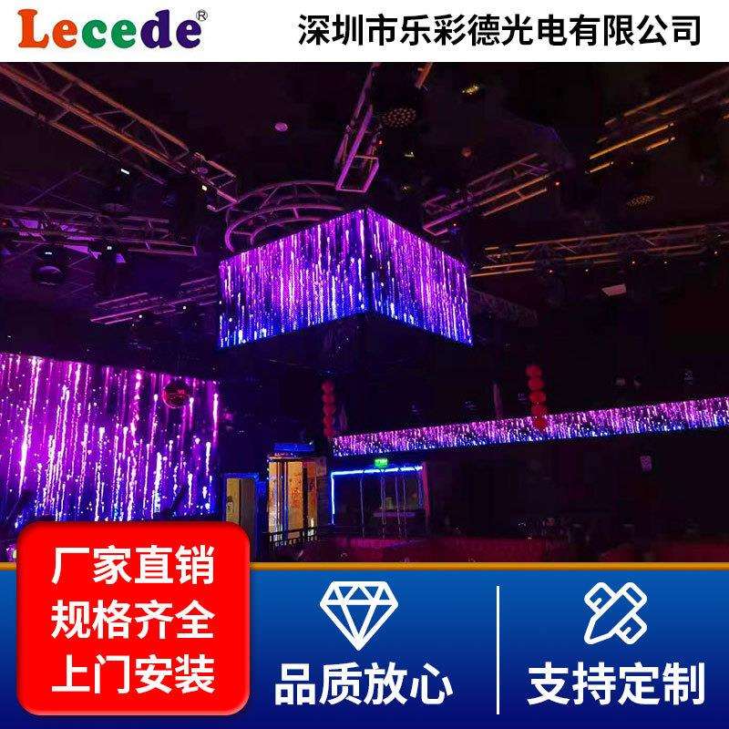 室内全彩led透明屏酒吧商场橱窗贴膜屏p3.9室内栅格屏广告高清屏