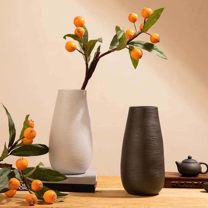 粗陶复古拉丝陶罐陶瓷花瓶摆件客厅插干花家居民宿样板间装饰摆件,3C数码配件,其它配件,淘宝优惠券,粉丝福利购,淘宝优惠卷