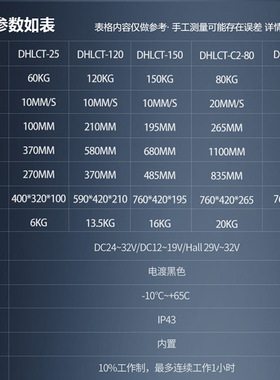 电动升降平台剪叉式升降机DC12/24V茶几架货梯电动升降小型平台