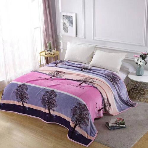 Flannel Blanket AirConditioning Cover Kids Blanket Thickened