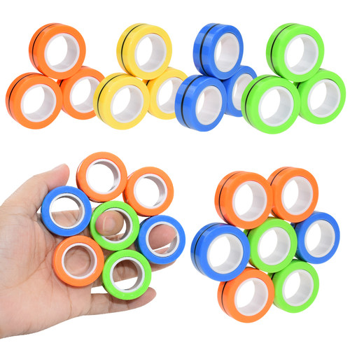 3PCS/Pack Hot Sale FinGears Magnetic Rings Anti-stress Stre