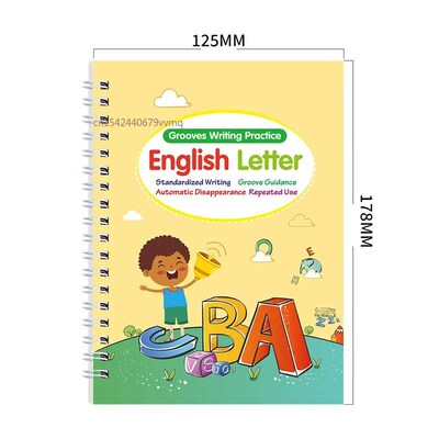 Reusable Copy Book Learning English Letter Calligraphy Book