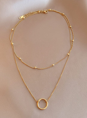 New Trend Stainless Steel Double Layer Bead Annulation