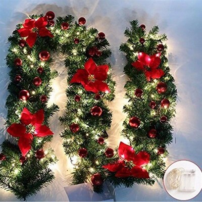 2.7M 5 Colors Christmas Decorations Garland Decoration Ratta