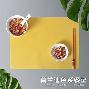 Western silicone tableware dining mat