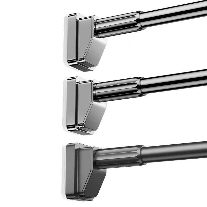 晾衣杆一整根免打孔伸缩伸缩杆收缩窗帘杆阳台不锈钢浴室浴帘杆,收纳整理,晾晒杆,淘宝优惠券,粉丝福利购,淘宝优惠卷