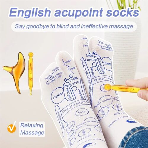 Foot Massage Acupressure Socks Relieve Tired Feet Socks Acup