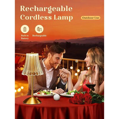 Table Lamp LED Touch Sensor Desktop Night Light Rechargeable