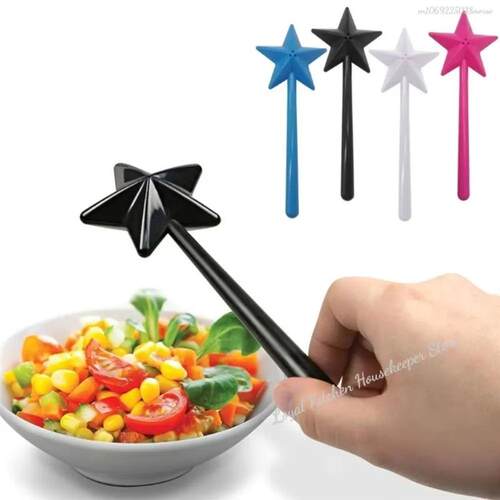 Portable Salt Pepper Shakers  Refillable Magical Star Wand S
