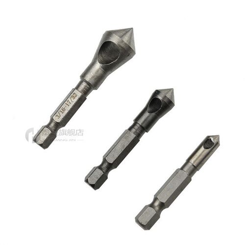 Countersink Bit Set Deburring Drill Bits Tapper Hole Cutter