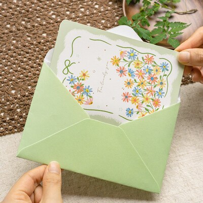 3D bouquet greeting card Thanksgiving card