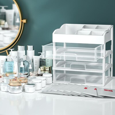 desktop storage box office stationery students home drawer