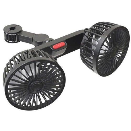 12V/24V Auto Headrest Ventilation Fan 360 Degree Rotation