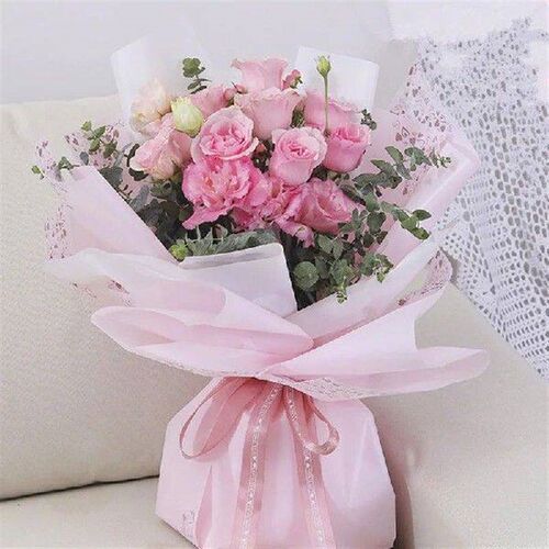 20Sheets Flower Wrapping Paper Translucent Love Heart