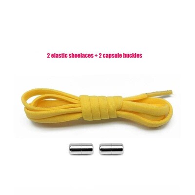 Elastic No Tie Shoelaces Semicircle Shoe Laces For Kids and