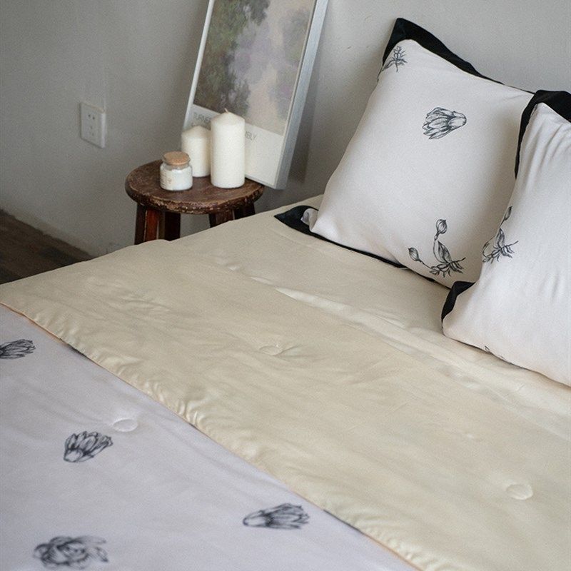 云缇木兰花语天丝夏凉被大豆纤维夏季薄款空调被可机洗,床上用品,化纤被,淘宝优惠券,粉丝福利购,淘宝优惠卷