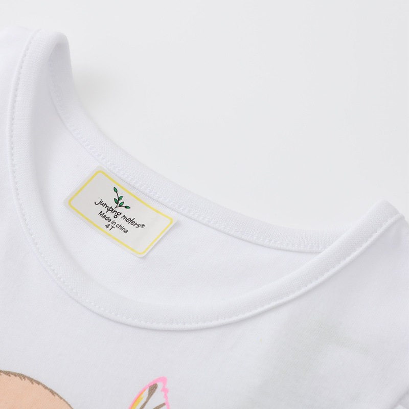 Summer New Girls Dress Childrens Floral Dress Short Sleeve图片