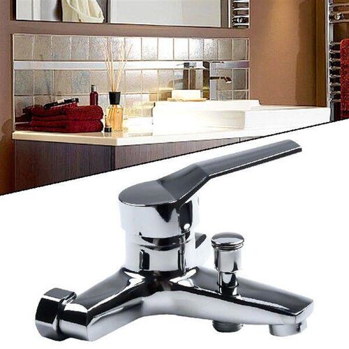 Hot & Cold Water Tap Zinc Alloy with Chrome Finish Wall