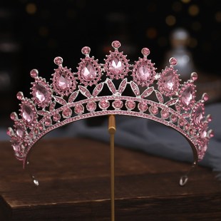 Luxury Rhinestone Crystal Crown Bride Tiaras And Crowns Quee