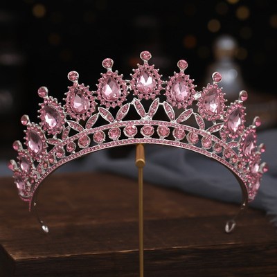 Luxury Rhinestone Crystal Crown Bride Tiaras And Crowns Quee