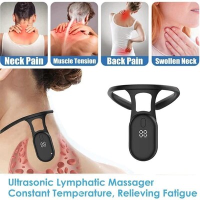。Ultrasonic Neck Instrument Portable Lymphatic Soothing Bod