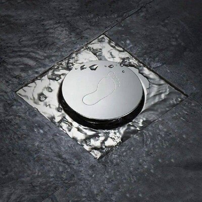 Floor Grate Bounce Bathroom Shower Square Drain Waste