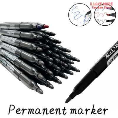 8 Pcs/Set Permanent Marker Pen Fine Point Waterproof Ink Thi