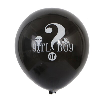 Copyright Black 36inch Boy or Girl Latex Balloon Baby Gender