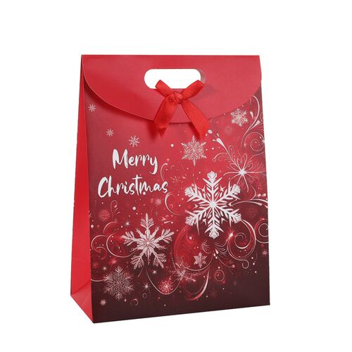 Christmas Flip up Gift Bag Creative Bow圣诞节翻盖礼品袋