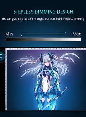 A4 LED Graphics Drawing Board Light Box Tracing Table Pad