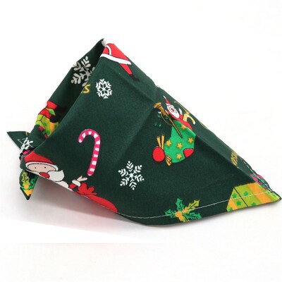 Christmas Dog Triangular Bandanas Pet dogs Bandana Bow ties