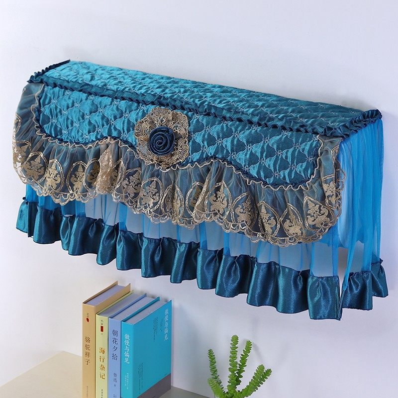 挂机空调罩1-1.5P匹卧室挂式全包蕾丝布艺防尘保护罩防直吹挡风帘,居家布艺,空调罩,淘宝优惠券,粉丝福利购,淘宝优惠卷