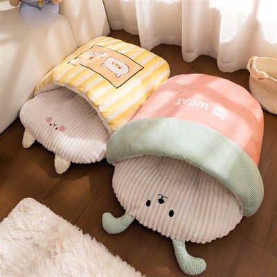 Cat bed, cartoon, pet cat sleeping bag