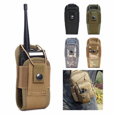Portable 1000D Tactical Molle Radio Walkie Talkie Pouch Wais