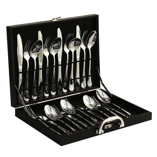 2024 new set, family plate, full set of three-piece cutlery
