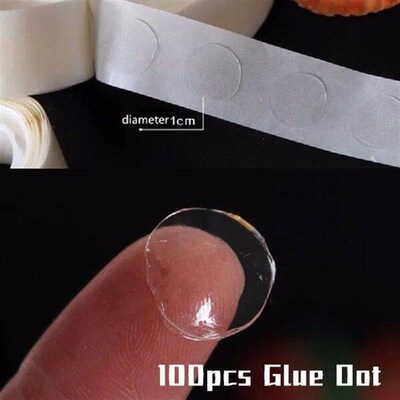 100 Points Balloon Attachment Glue Dot Attach Balloons To