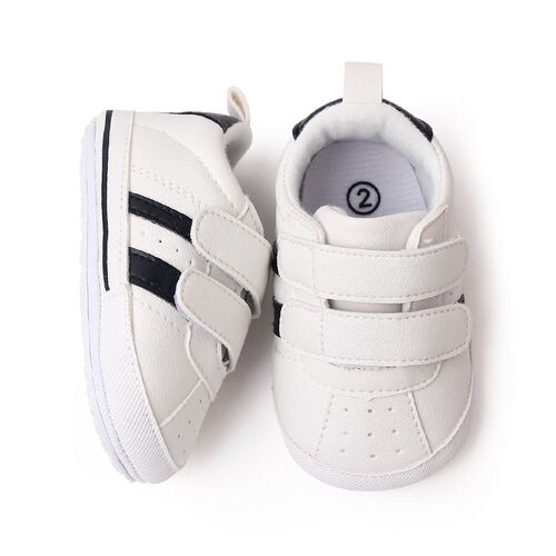 Baby Shoes 01 Years White Velcro Softsole BL2311 Newborn Sne