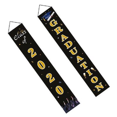 Graduation Decoration Couplets Banner Front Door Curtain
