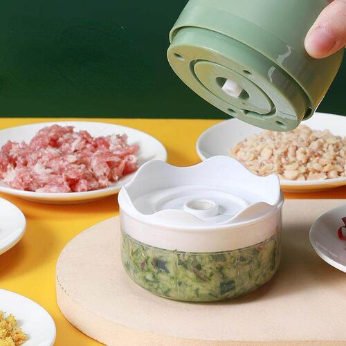100/250ml Mini USB Wireless Electric Garlic Masher Press Min