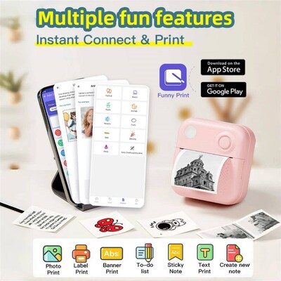 Dolewa D3 Portable Printer Thermal Paper ers Paper  Printers