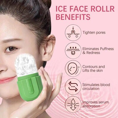 Facial Cold Compress Ice Roller For Face Eyes Beauty Massage
