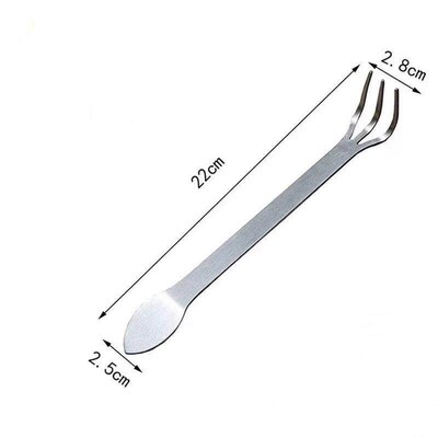 Bonsai Rake Household Stainless Steel Hand Rake Dual-Head So